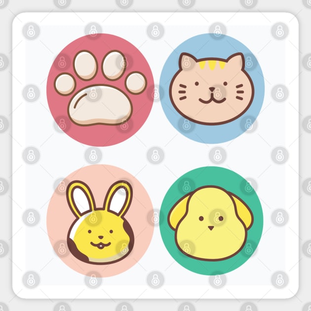 Cute Pets Sticker by RioDesign2020